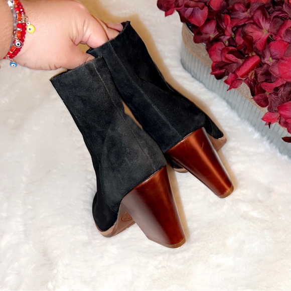 KORK EASE Petra Black Suede Ankle Bootie - Picture 7 of 10
